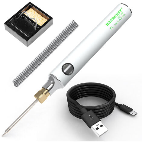 Mini fer à souder intelligent USB ensemble d'outils de réparation de fer à  souder électrique portable extérieur pour la maintenance électronique :  : Bricolage