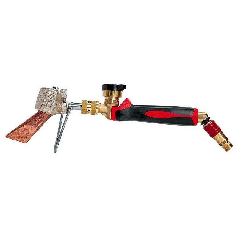 Guilbert Express - Fer de couvreur manche à raccord tournant + raccord rapide coudé 45° entrée 3/8G avec lance + panne 778