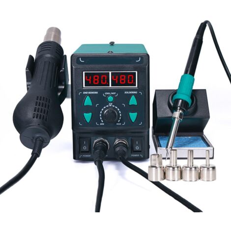 Fer à souder Station de soudage à air Chaud Station de retouche numérique DIY Réparation de téléphone Outil de Soudure BGA SMD Station de soudage
