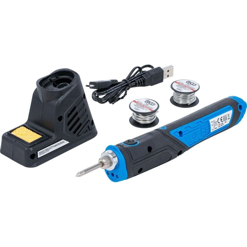 Bgs Technic - Fer à souder sur batterie 8 w avec station de recharge