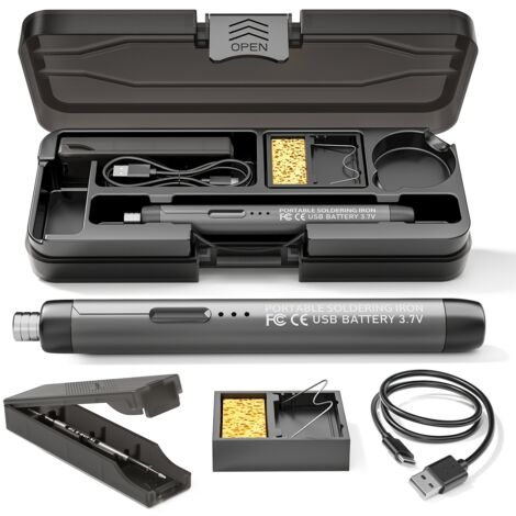 Fer à Souder USB Sans Fil – 3 Niveaux Température Support