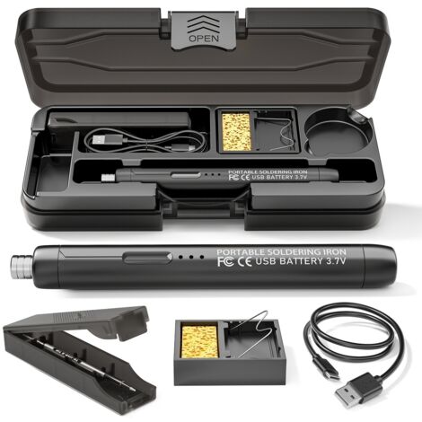 Fer à Souder USB Sans Fil – 3 Niveaux Température Support