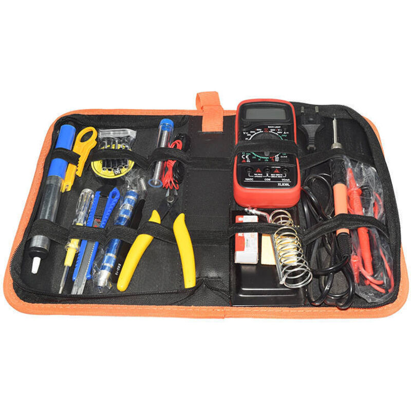 L&h-cfcahl - Fer a Souder[Upgraded] Fer a Souder Etain de Précision avec Interrupteur on/off, 60W 220V Temperature Réglable, 29 en 1 Kit, 5 pointes