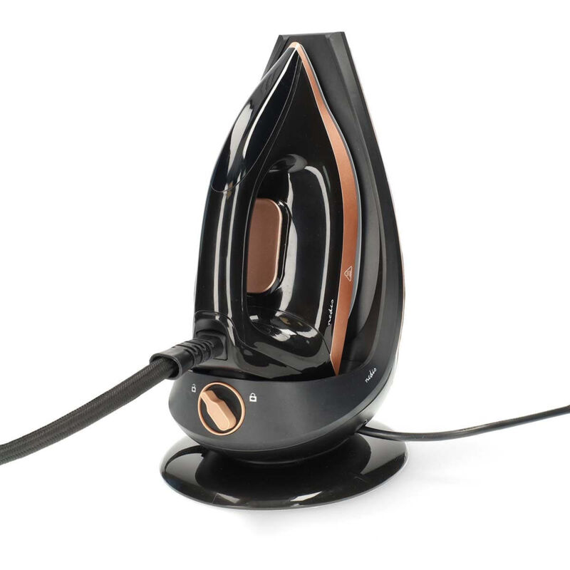 Nedis Steam Generator Iron 2400W, Powerful Fast Heating, Adjustable Steam Control, Vertical Steam Spray Function, 1500ml Connect Water Tank, Stainless