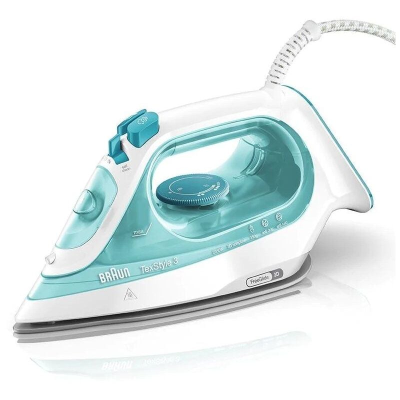Si 3041 gr Fer à repasser a vapeur Semelle en céramique de ceramic 2350 w Turquoise, White - Braun