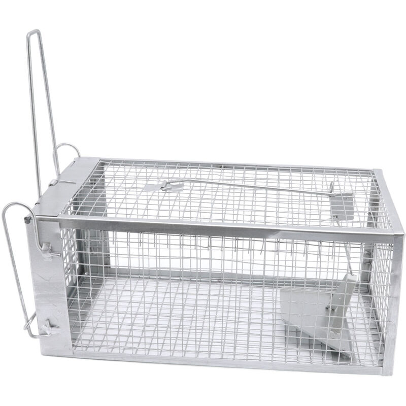 Prenfle - Jeffergarden Fer Rat Piège à Souris Cage Simple Porte Animal Vivant Piège pour Intérieur Extérieur Petit Animal