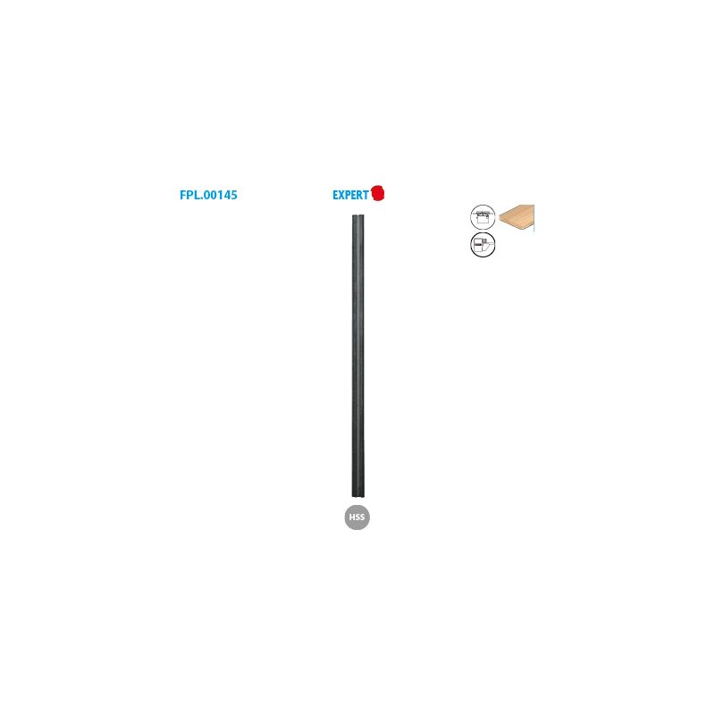 Probois - Fers réversibles hss pour tersa Expert Larg. 10 Long. 410 Ep. 2,3mm