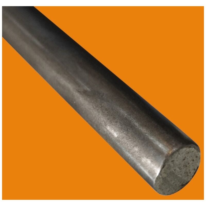 Barre de fer rond acier de construction - 4 metres, Dimension - 15 mm, Matière - Acier étiré