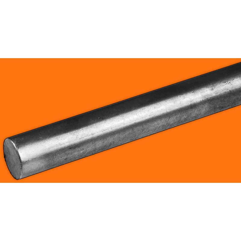 Fer rond plein en acier - Ø30mm - Longueur de 1M40 (140cm).