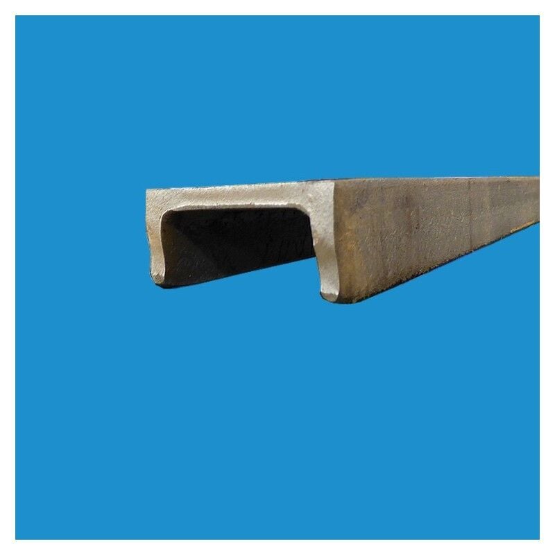 Fer u acier 60x30 Epaisseur en mm - 6 mm, Longueur en metre - 1 metre, Sections en mm - 60 x 30 mm