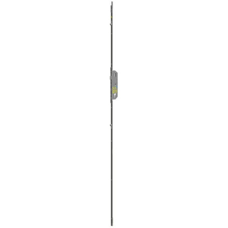 Ferco – Crémone barillet avec 2 galets – Axe 25 mm pour PVC – Solution robuste et durable pour sécurité optimale – Installation facile