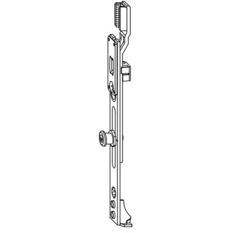FERCO Crémone F15 - côte DF sans rampe - 721 - 970 - 200 - 810 - 1