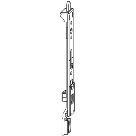 FERCO Crémone F15 - côte DF sans rampe - 851 - 1100 - 200 - 940 - 1
