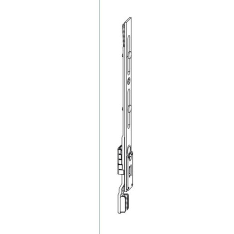 FERCO Crémone F15 - côte DF sans rampe - 851 - 1100 - 400 - 940 - 1