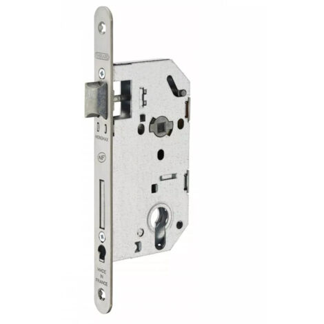 FERCO Gâche centrale bois - Bois - jeu de 12 mm - rainure 7/8 x 4 mm - Pour Europa - Fercomatic butée réglable - droite - G-22873-07-R-1