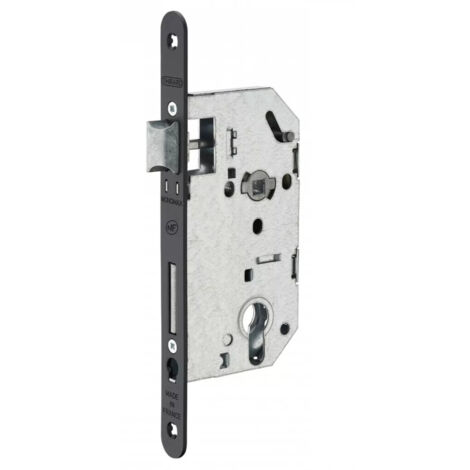 FERCO Gâche centrale bois - Bois - jeu de 12 mm - rainure 7/8 x 4 mm - Pour Europa - Fercomatic butée réglable - gauche - G-22873-07-L-1