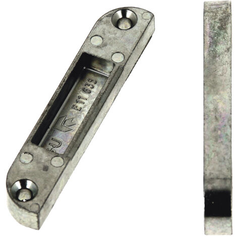 Ferco – Gâche pêne demi-tour E116390001 – Finition ferGUard – Installation à défoncer – Fixation par vis 4 x 25 mm – Pour portes et fenêtres