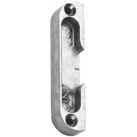 Ferco – Gâche galet à défoncer pour menuiserie bois 85mm – Finition zinguée – Résistance à la rouille – Compatible fraise 25mm - E-15861-00-0-1