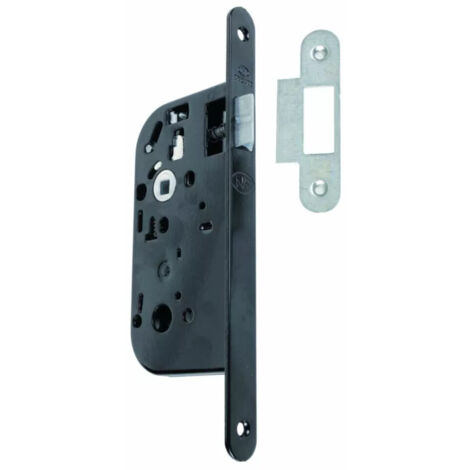 FERCO Gâche pour pêne 1/2 tour PVC/alu - Battement - multigamme (voir fiches gammistes) - E-18749-02-0-1