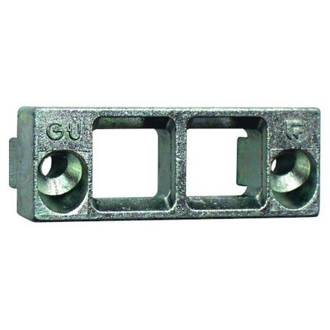 Ferco Gâche triangle double en zamak finition FerGUard