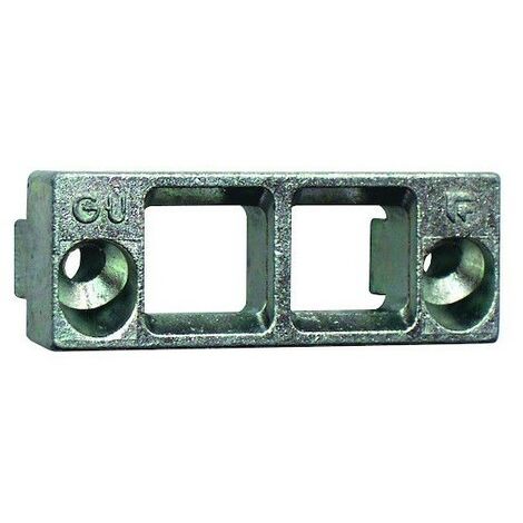 Ferco Gâche triangle double en zamak finition FerGUard