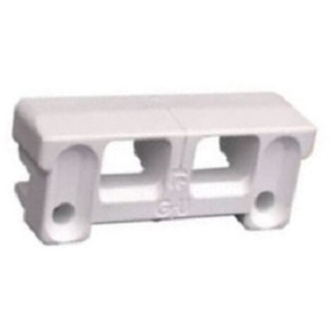 Ferco – Gâche tringle double nylon blanc pour serrure électrique – Résistante aux impacts – Installation rapide – E181090007