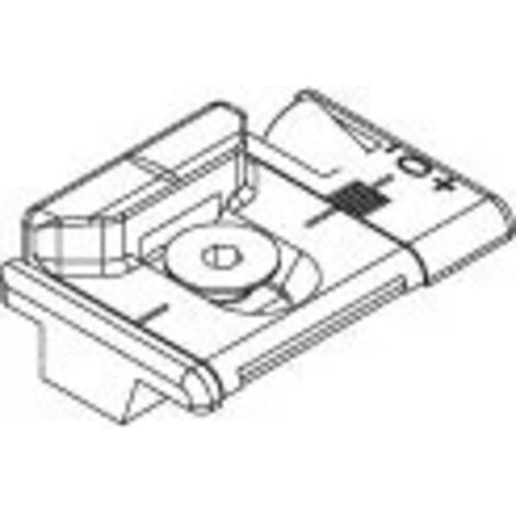 Ferco – Sabot main gauche GU 966 pour coulissantes bois et PVC – Fonctionnement fluide – K1527600L0