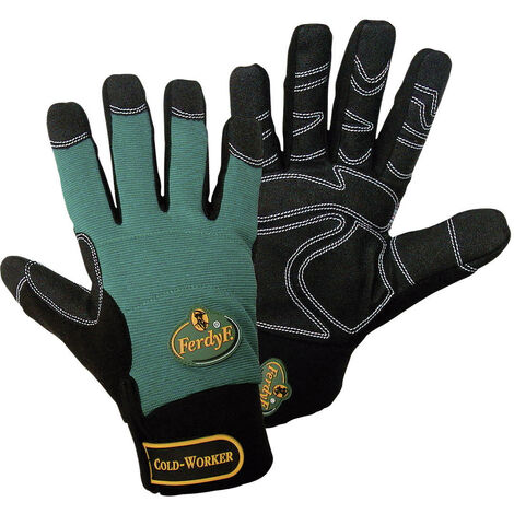 FerdyF. 1990-11 Mechanics COLD WORKER Clarino®-Kunstleder Montagehandschuh Größe (Handschuhe): 11, X