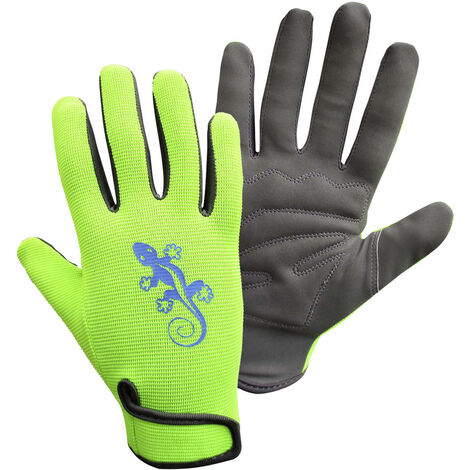 FerdyF. Garden-Gecko 1433-D Kunstleder Gartenhandschuh Größe (Handschuhe): Damengröße     1 Paar