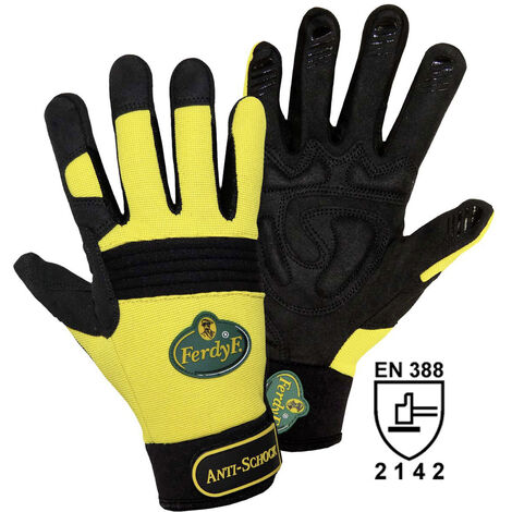 FerdyF. Mechanics Anti-Schock 1970 Clarino®-Kunstleder Montagehandschuh Größe (Handschuhe): 9, L C28232