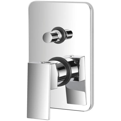 FERIDRAS MISCELATORE MONOCOMANDO DOCCIA INCASSO + DEVIATORE CROMATO SERIE QUATRA