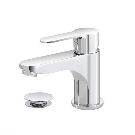 FERIDRAS MISCELATORE MONOCOMANDO RUBINETTO LAVABO CROMATO LUCIDO SERIE IRIS