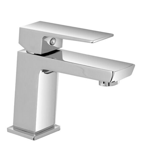 FERIDRAS MISCELATORE MONOCOMANDO RUBINETTO LAVABO CROMATO LUCIDO SERIE QUATRA