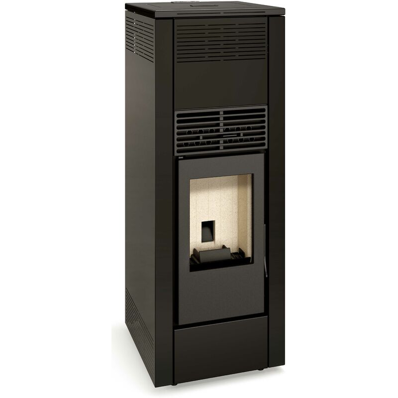 

FERLUX Estufa de pellet MARA negro 8kW gran capcidad (40kg)