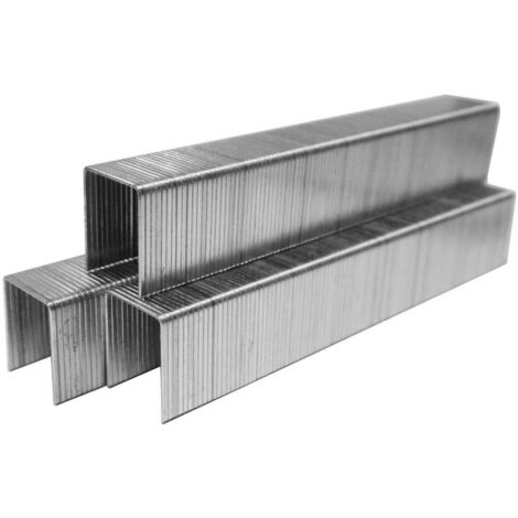 Ferm – Agrafes en U 14mm ETA1010 – Lot de 2000 pièces – Compatibles agrafeuses électriques – Pour bois dur et teck