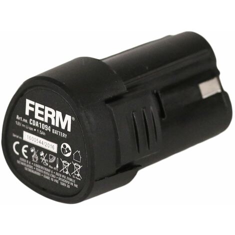 FERM Batería 12V - 1.5Ah. Li-Ion para JSM1026/ OTM1006/ CTM1016