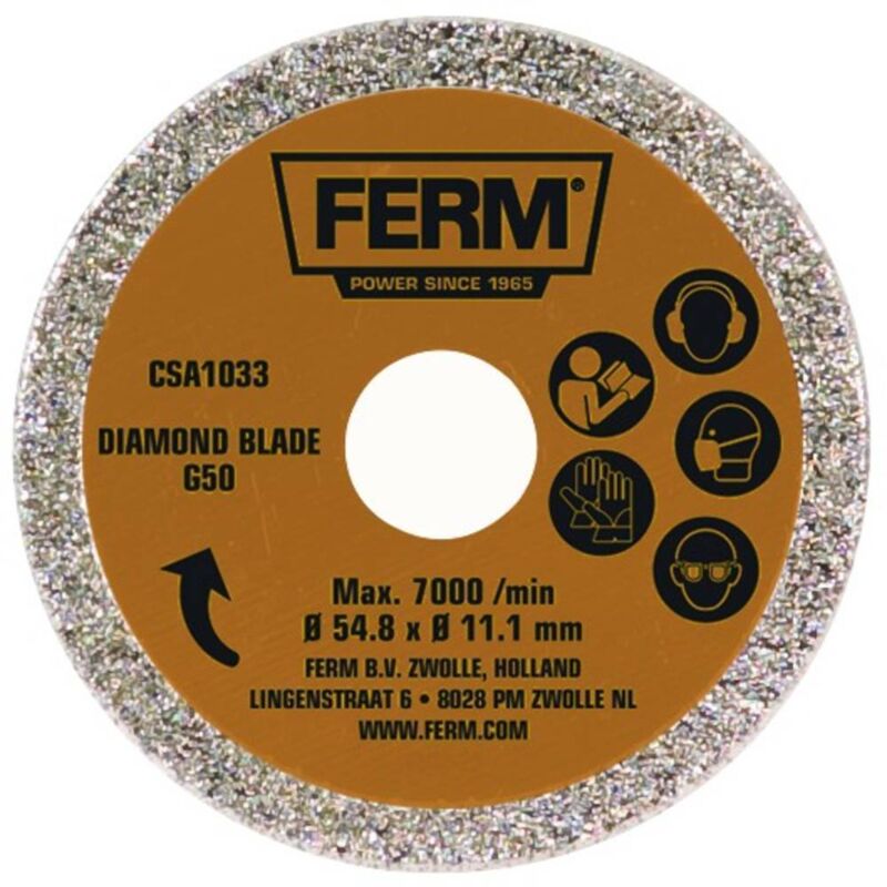 Ferm - CSA1033 Lame de scie G50 - pour scie circulaire de pr&eacute;cision