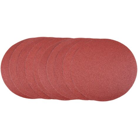 FERM Disques abrasifs - P100 - 10 pcs - 150 mm - pour la BGM1022