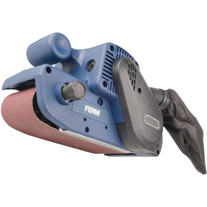 

FERM Lijadora de banda 900W - Incl. cinta de lijado G80 y bolsa para el polvo