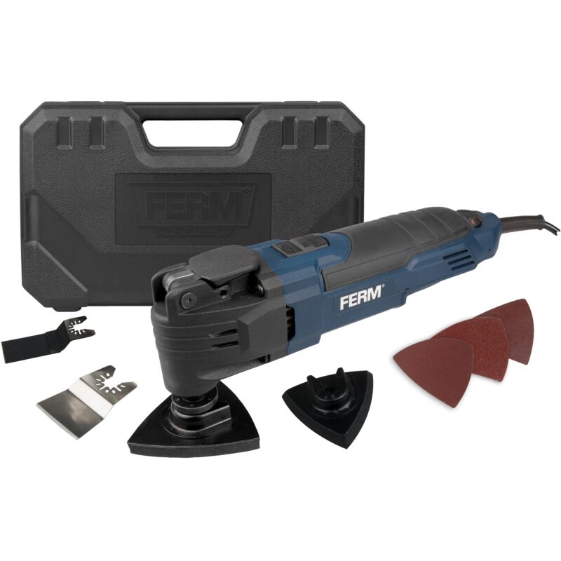 FERM OTM1007 Oszillierendes Multitool – 300 W – inkl. 7 Zubehörteilen