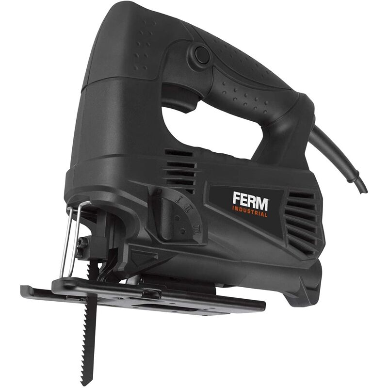 

FERM Industrial - Sierra de calar pendular - 450W - 4 posiciones pendulares - Incluye 2 hojas de sierra (madera y metal)