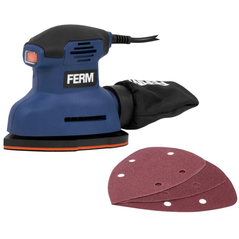 Ferm - Ponceuse orbitale 140W - Ponceuse de palme -