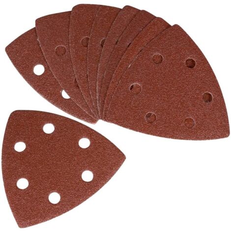 FERM Set 10 pezzi Carta abrasiva G120 per levigatrice a delta e utensile multifunzione
