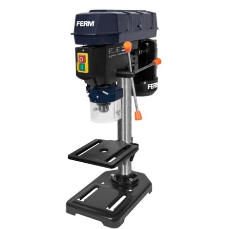 FERM Trapano a colonna da banco 350W - 13mm - Mandrino a cremagliera