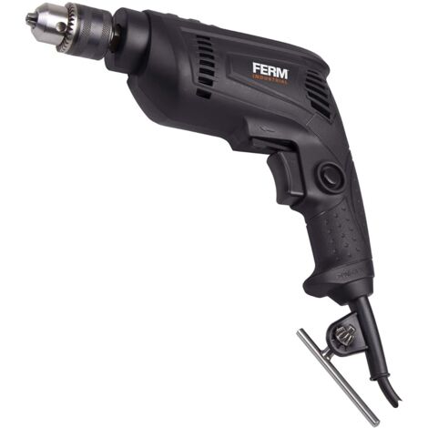 FERM Trapano elettrico 450W - 10mm - Velocità variabile e Impugnatura morbida
