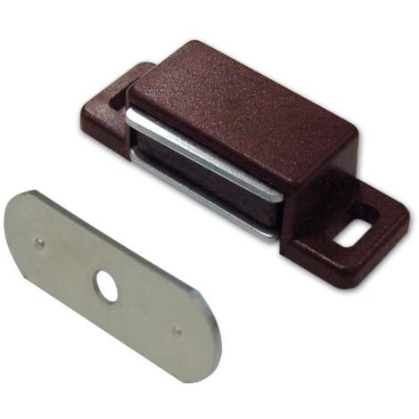 Ferma Ante Magnetico Rettangolare colore Marrone forza Kg.4 conf. 100 Pz