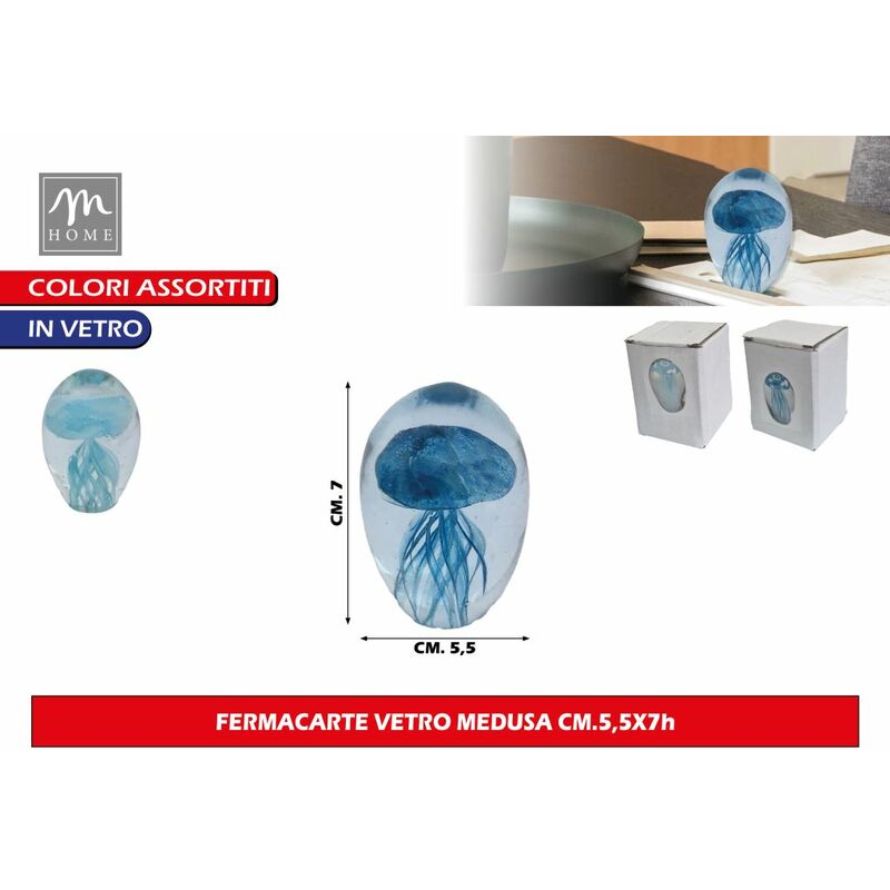 Image of Bighouse It - fermacarte vetro medusa CM.5,5X7h