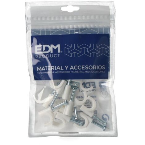 Fermacavo edm n8 per cavi tubolari 2x2.5 mm