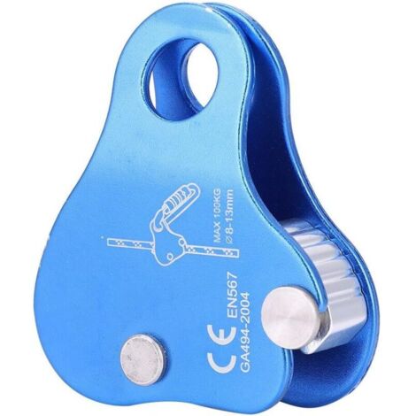 Fermacorda da arrampicata, corda da arrampicata con freno, protezione anticaduta, per soccorso, discesa in corda doppia, corda singola 10-12 mm