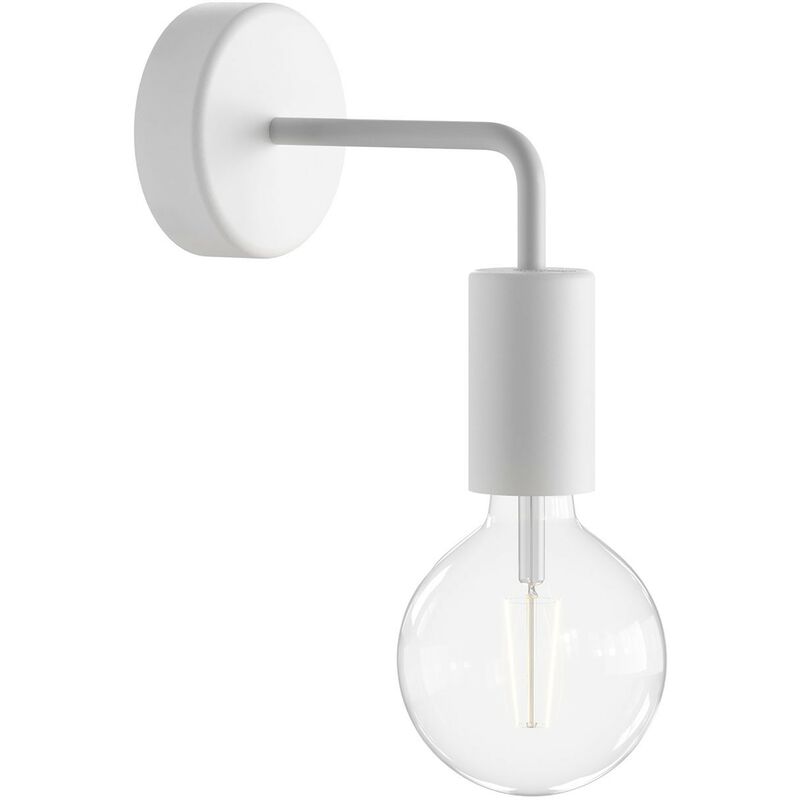 

Fermaluce EIVA ELEGANT con extensión en L, rosetón y portalámparas estanco IP65 | Con bombilla - Blanco - Blanco